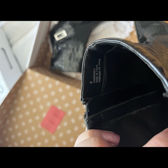 Boots in faux patent leather - Picture 6 of 6